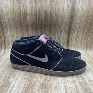 Nike SB Stefan Janoski Lunar Black Midtop Skateboarding Shoes Men's Size 11